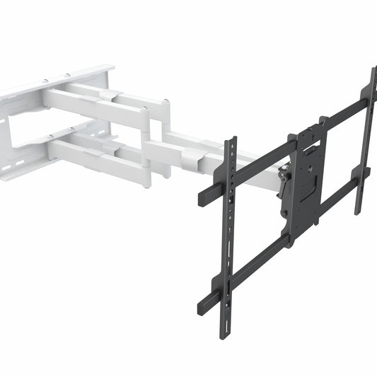 Light Gray Multibrackets M Universal Long Reach Arm HD 910mm Dual White