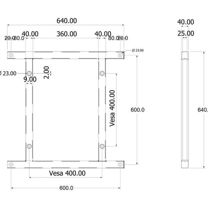 Light Gray Multibrackets M Extender Kit Push SD 600x600