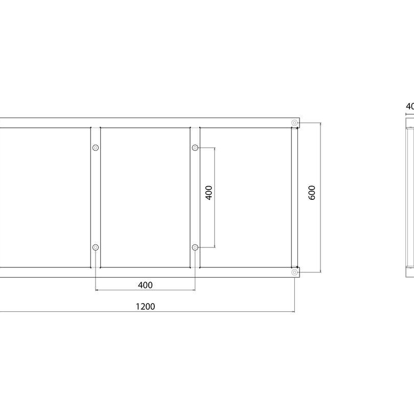 Dark Slate Gray Multibrackets M Extender Kit Push SD 1200x600