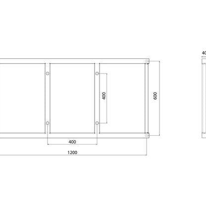Dark Slate Gray Multibrackets M Extender Kit Push SD 1200x600
