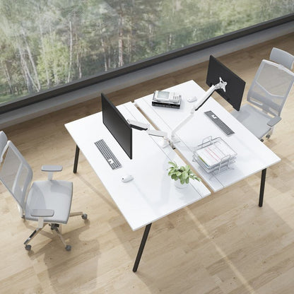 Rosy Brown Multibrackets M Deskmount Gas Spring Single White