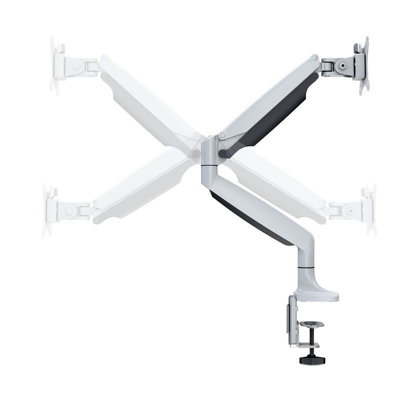 Light Gray Multibrackets M Deskmount Gas Spring Single White