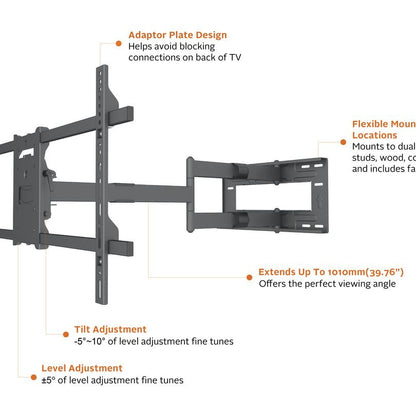 Dim Gray Multibrackets M Universal Long Reach Arm 1010mm HD, Single