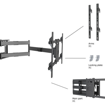 Dark Slate Gray Multibrackets M Universal Long Reach Arm 1010mm HD, Single