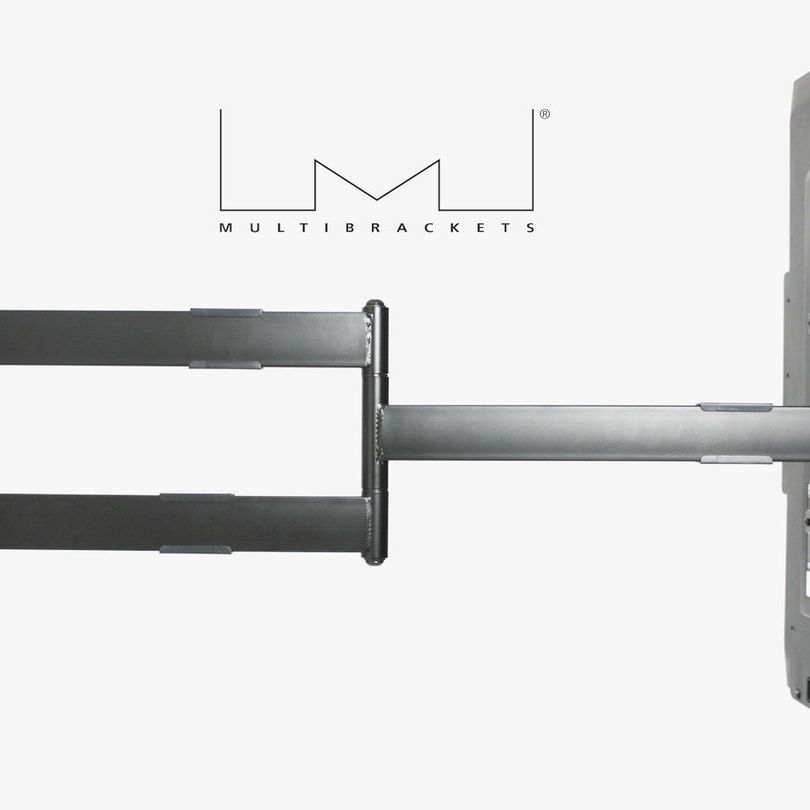 White Smoke Multibrackets M Universal Long Reach Arm HD 1010mm Single White
