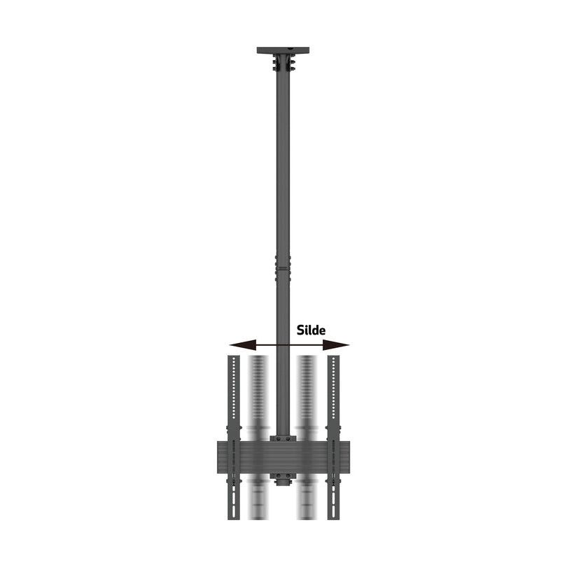 Dim Gray Multibrackets M Ceiling Mount Pro MBC1UP 400x600