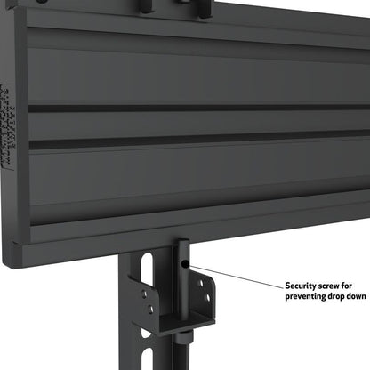 Dark Slate Gray Multibrackets M Wallmount Pro MBW1UP 400x900 Fixed Black