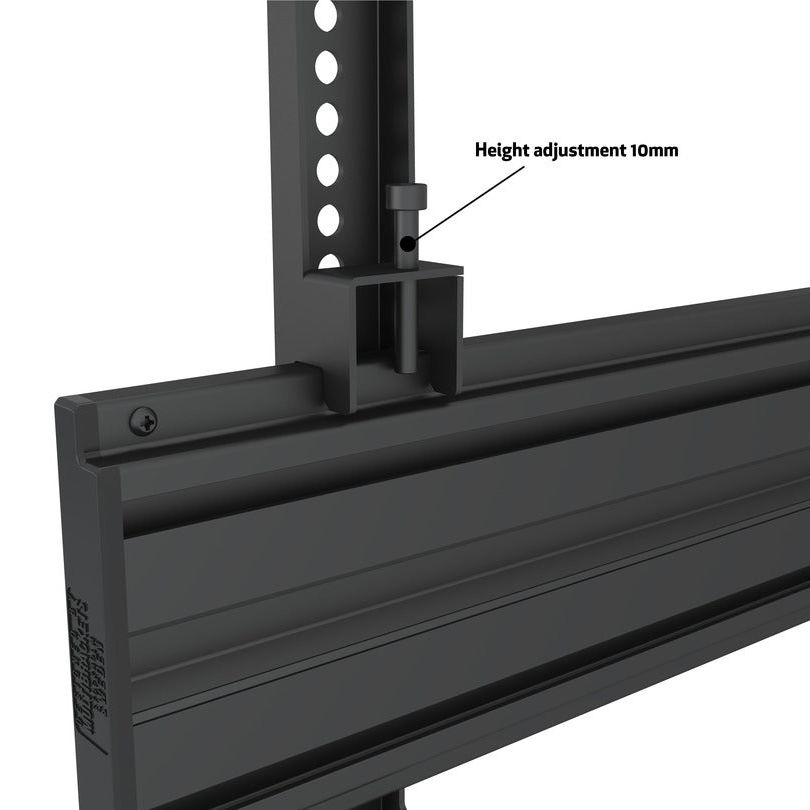 Dark Slate Gray Multibrackets M Wallmount Pro MBW1UP 400x900 Fixed Black