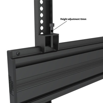 Dark Slate Gray Multibrackets M Wallmount Pro MBW1UP 400x900 Fixed Black