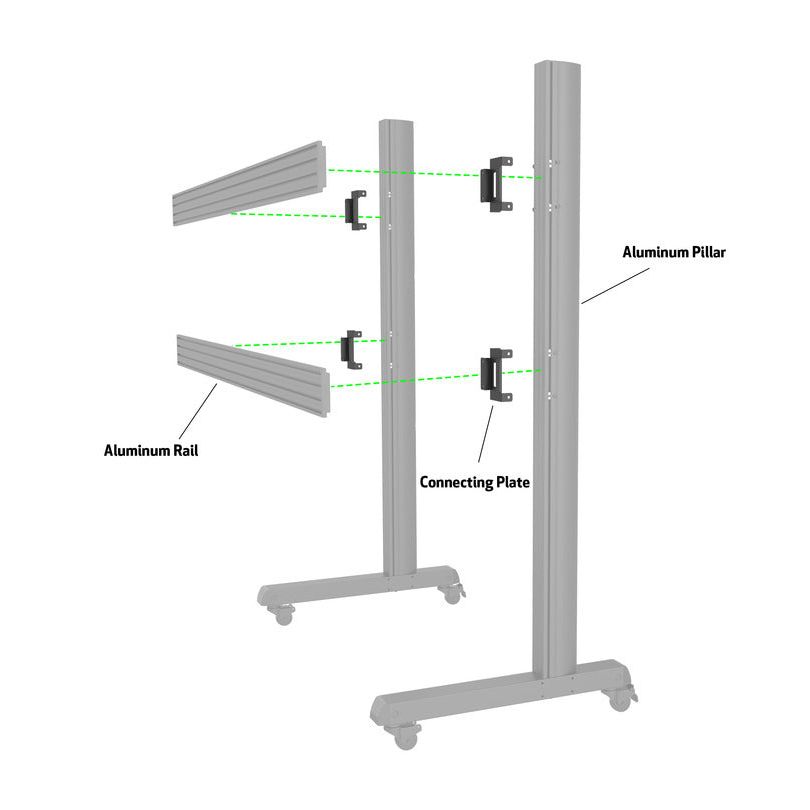 Gray Multibrackets M Pro Series - Connecting plate