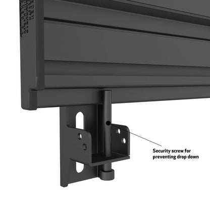 Dark Slate Gray Multibrackets M Wallmount Pro MBW2U Fixed 200 Black
