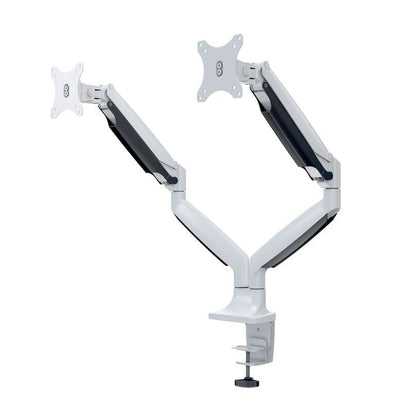 Light Gray Multibrackets M Deskmount Gas Spring Dual White