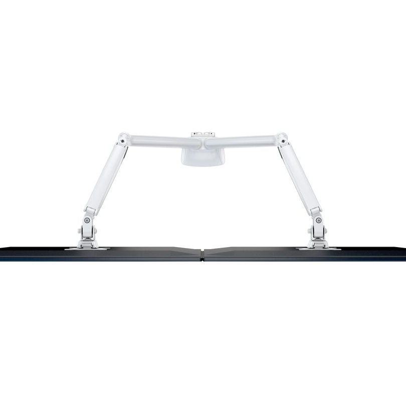 Light Gray Multibrackets M Deskmount Gas Spring Dual White