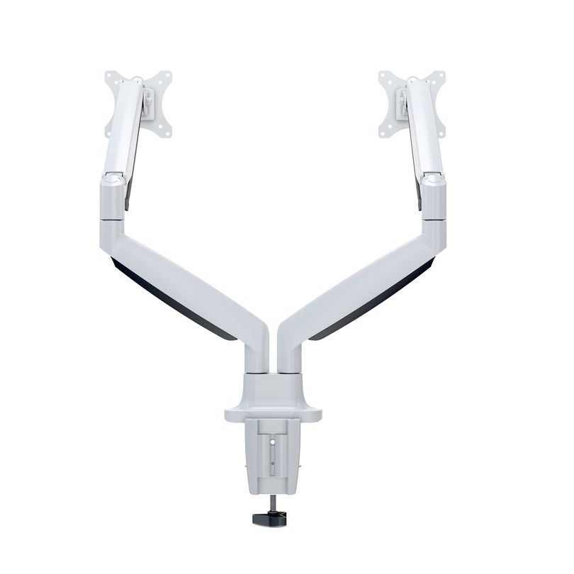 Light Gray Multibrackets M Deskmount Gas Spring Dual White