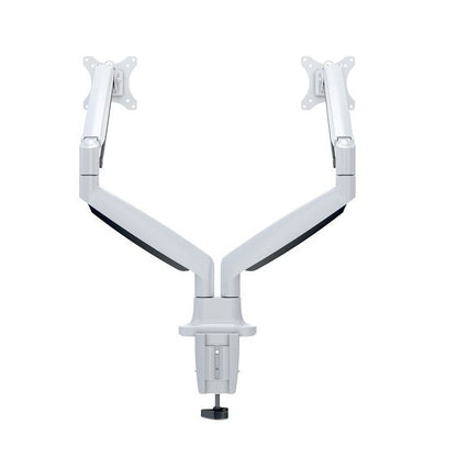 Light Gray Multibrackets M Deskmount Gas Spring Dual White