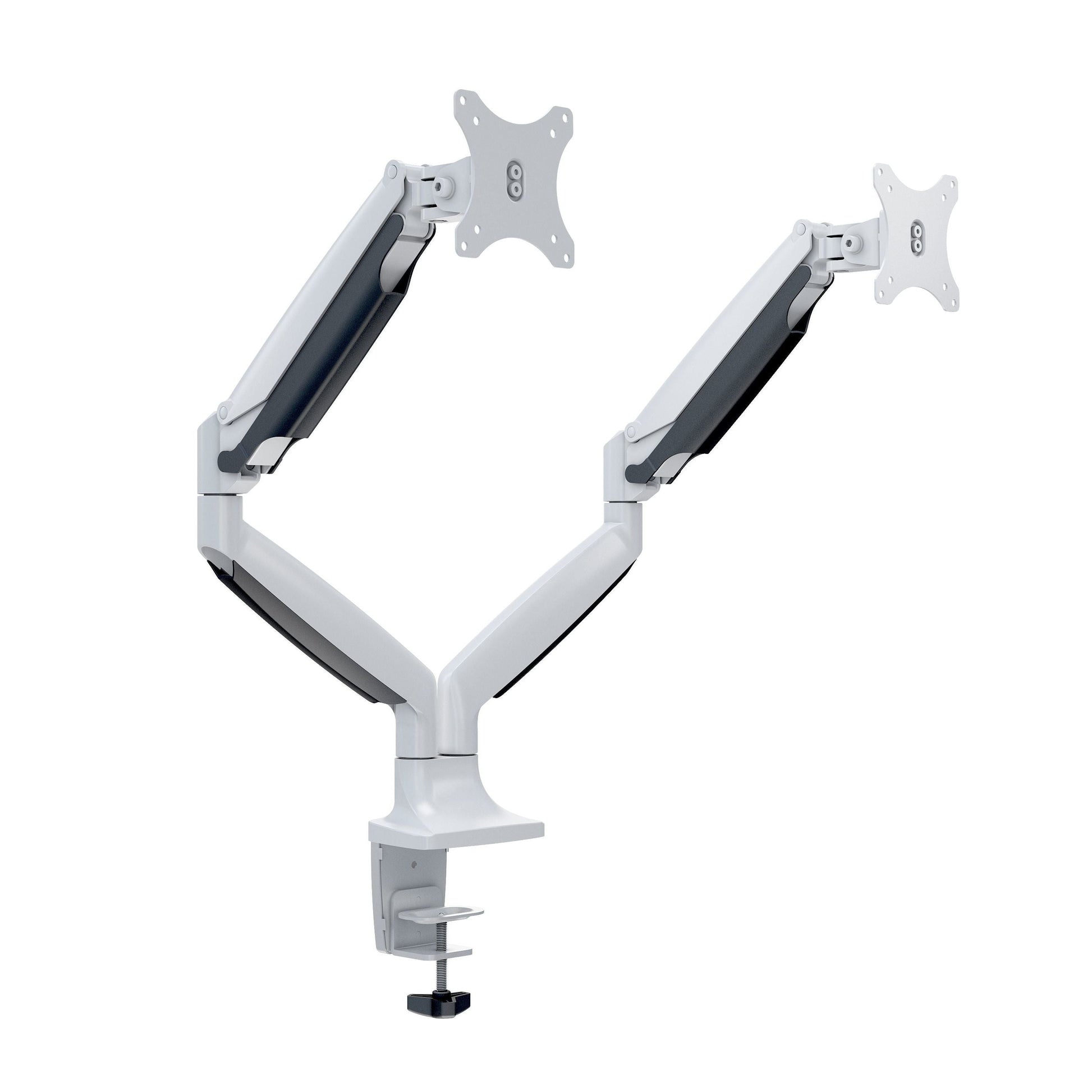 Light Gray Multibrackets M Deskmount Gas Spring Dual White