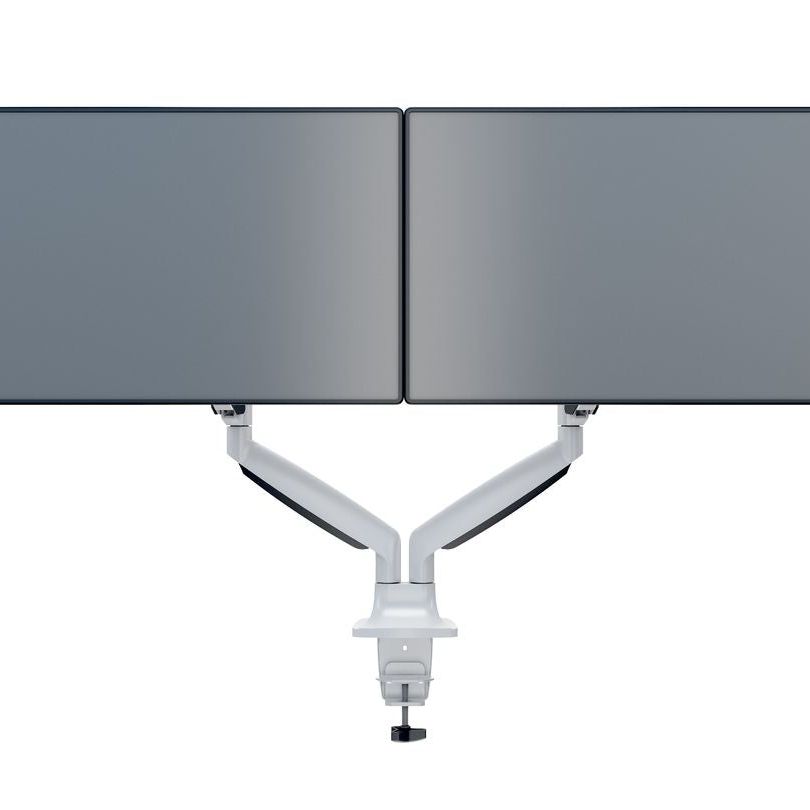 Light Slate Gray Multibrackets M Deskmount Gas Spring Dual White