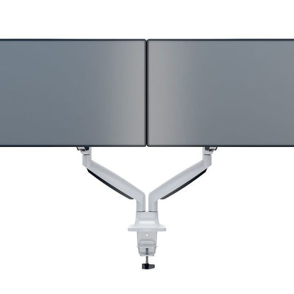 Light Slate Gray Multibrackets M Deskmount Gas Spring Dual White