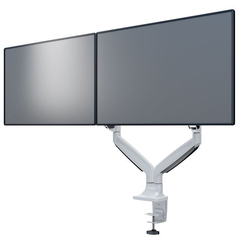 Slate Gray Multibrackets M Deskmount Gas Spring Dual White