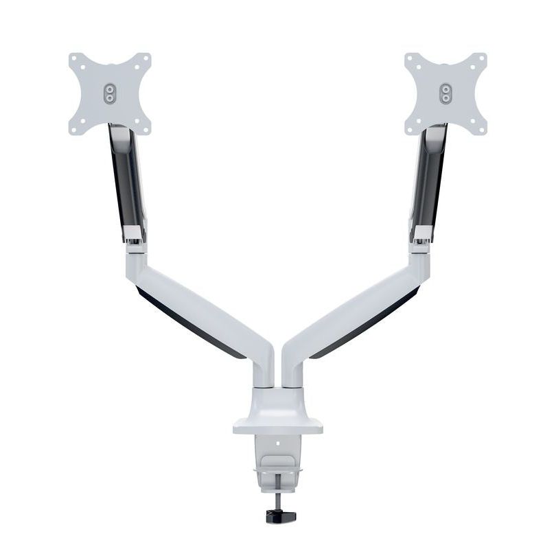 Light Gray Multibrackets M Deskmount Gas Spring Dual White