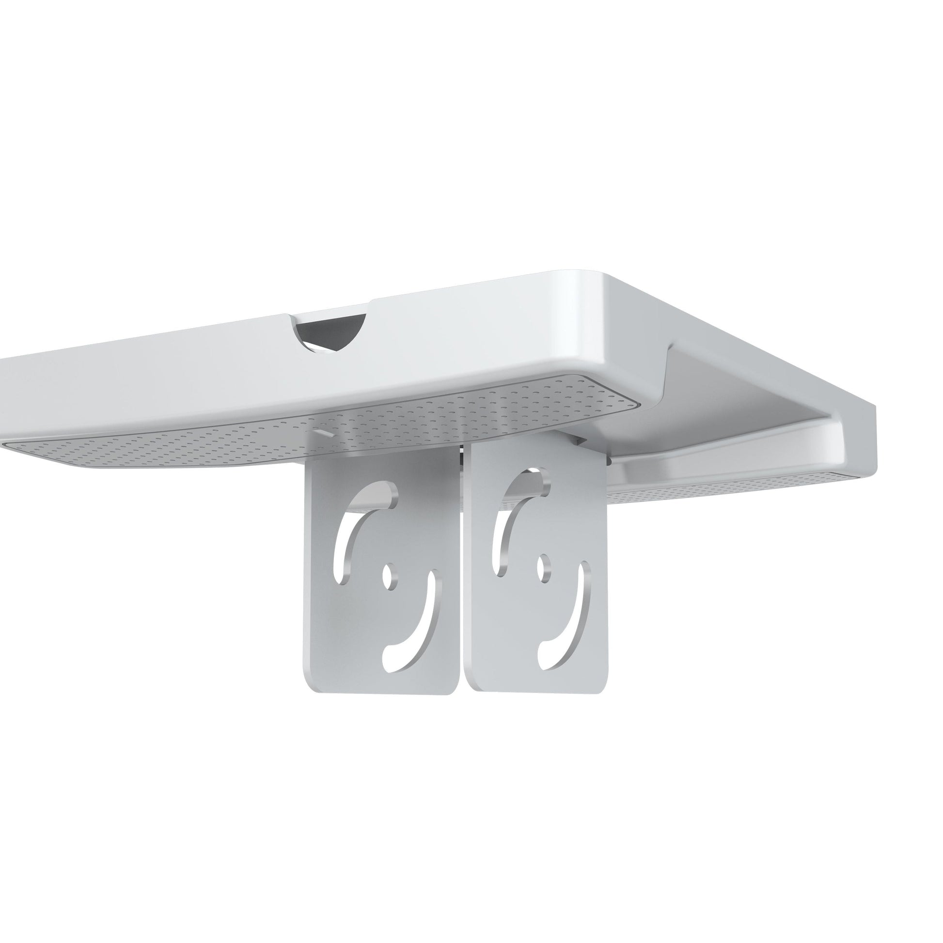 Gray Multibrackets M Pro Series - Ceiling Plate w Plastic Cover White
