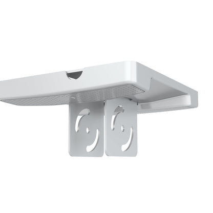 Gray Multibrackets M Pro Series - Ceiling Plate w Plastic Cover White