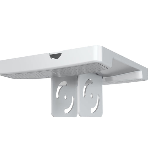 Gray Multibrackets M Pro Series - Ceiling Plate w Plastic Cover White