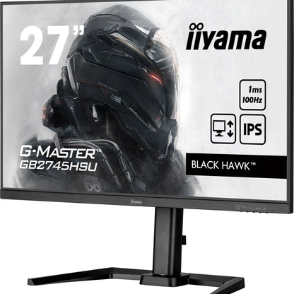 Light Gray iiyama G-MASTER GB2745HSU-B2 LED display 68.6 cm (27") 1920 x 1080 pixels Full HD Black