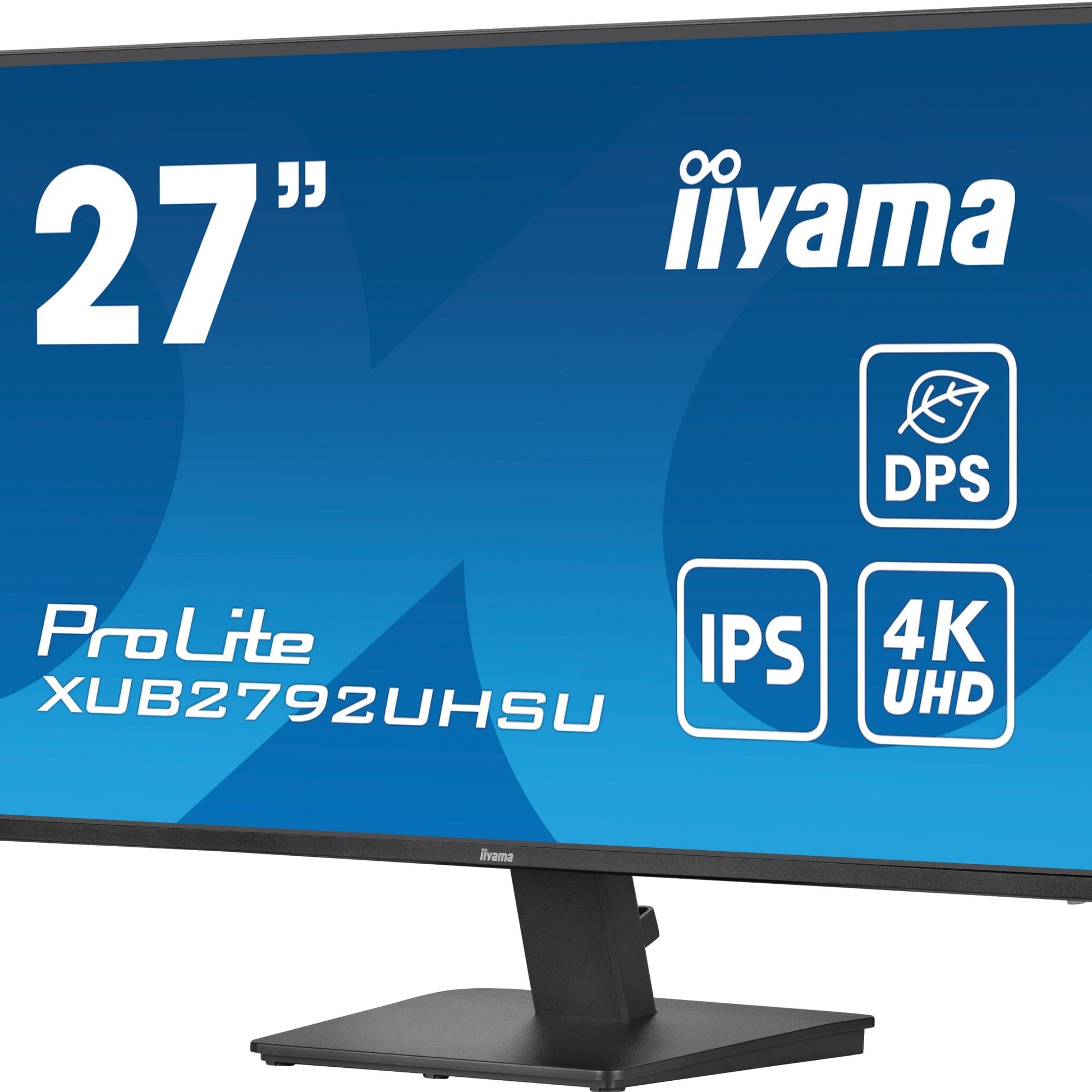 Dark Cyan iiyama ProLite XU2792UHSU-B6 computer monitor 68.6 cm (27") 3840 x 2160 pixels 4K Ultra HD LED Black