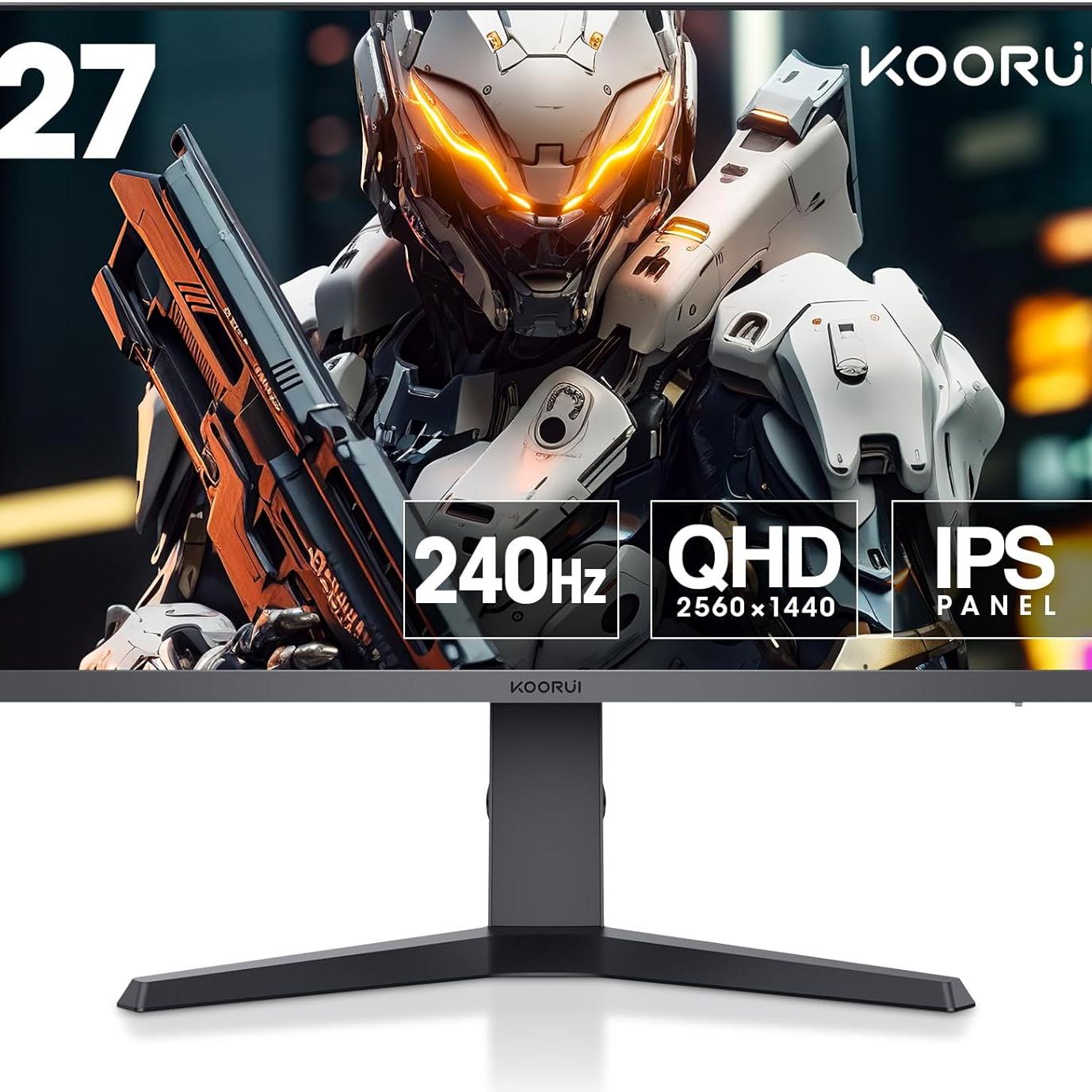 Tan Koorui 27E3QK 27" 240Hz QHD IPS Gaming Monitor