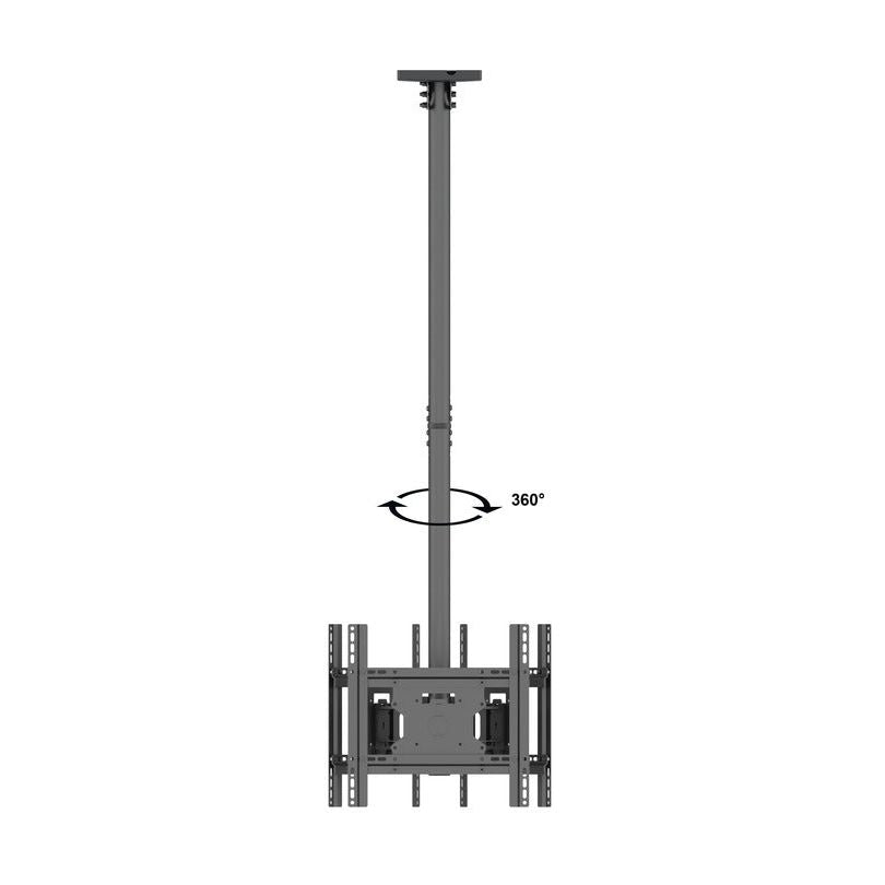 Dim Gray Multibrackets M Ceiling Mount Pro Triple 49BDL-4050D