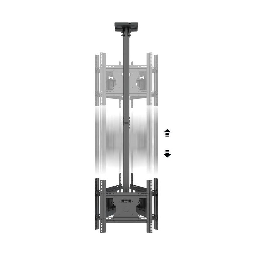 Gray Multibrackets M Ceiling Mount Pro Triple 49BDL-4050D