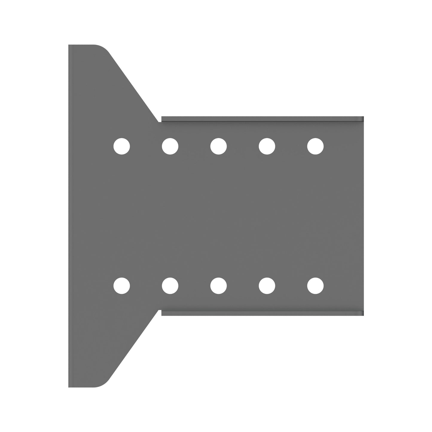 Dim Gray Multibrackets M Pro Series - Single display plate from wall