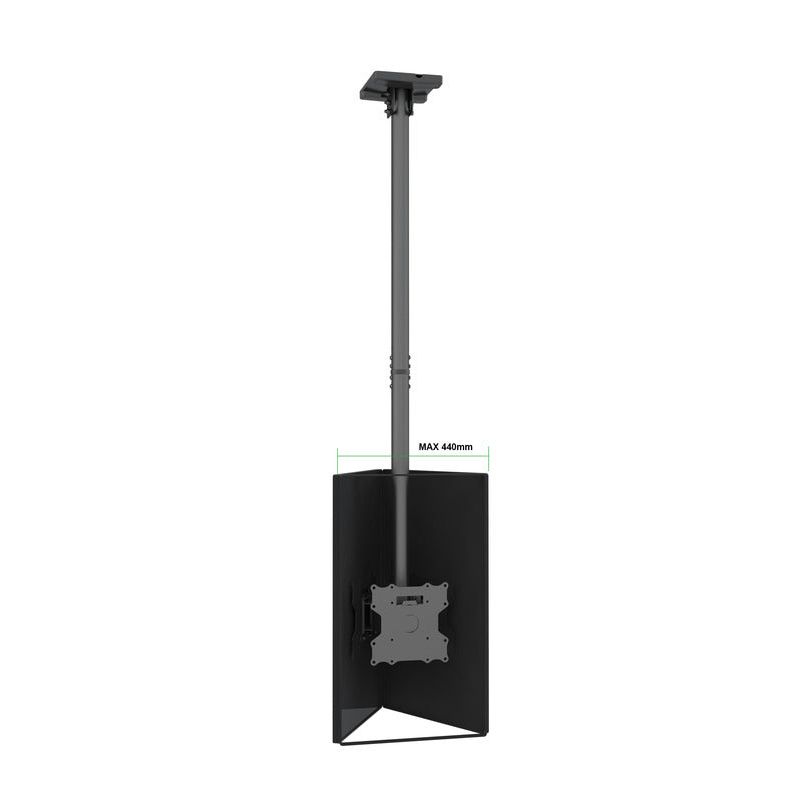 Black Multibrackets M Ceiling Mount Pro Triple 32BDL-4050D