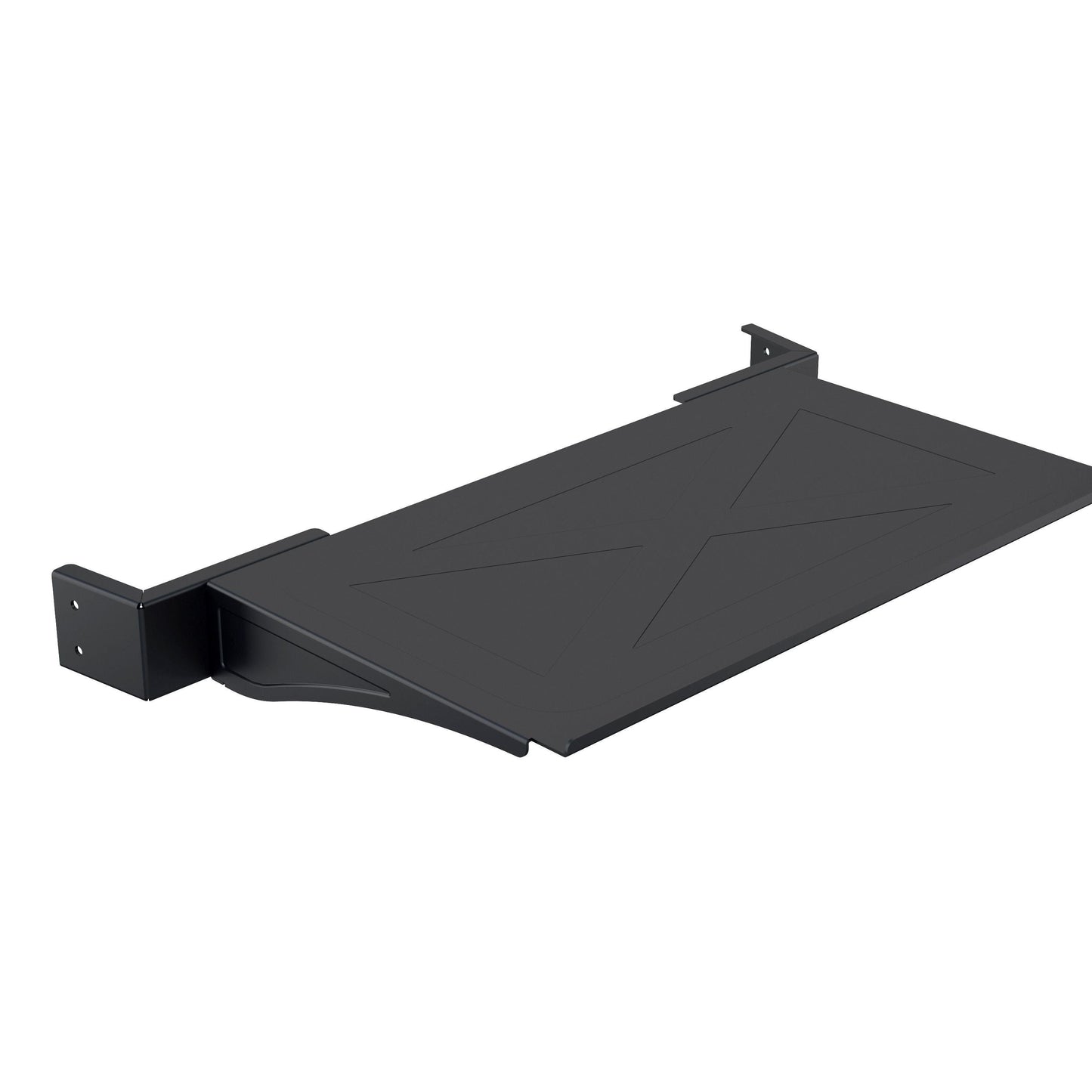 Dark Slate Gray Multibrackets M Public Floorstand Shelf Dual Pillar 180 HD