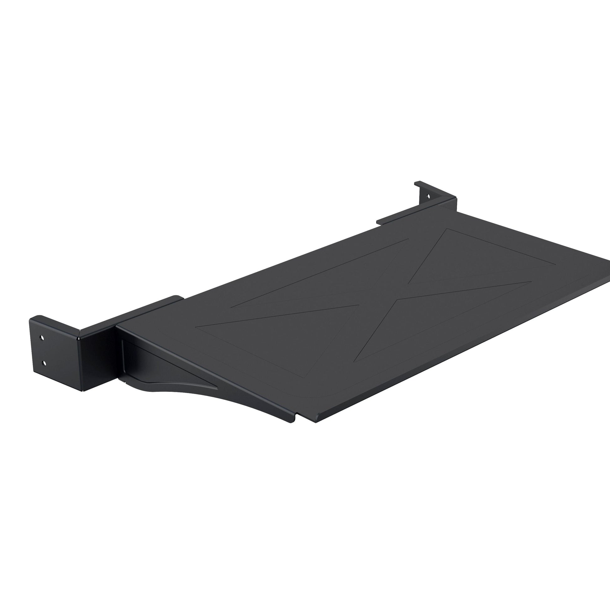 Dark Slate Gray Multibrackets M Public Floorstand Shelf Dual Pillar 180 HD
