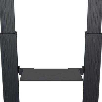 Dark Slate Gray Multibrackets M Public Floorstand Shelf Dual Pillar 180 HD