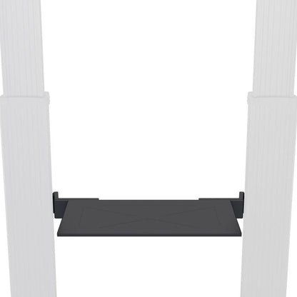 Light Gray Multibrackets M Public Floorstand Shelf Dual Pillar 180 HD