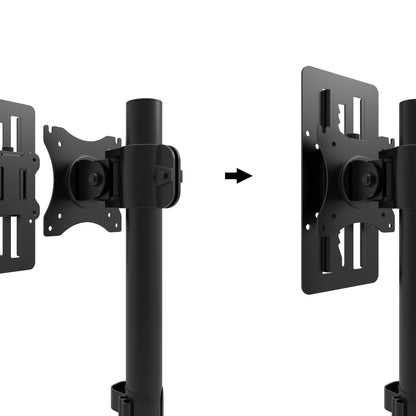 Dark Slate Gray Multibrackets M VESA Monitor Slider Black