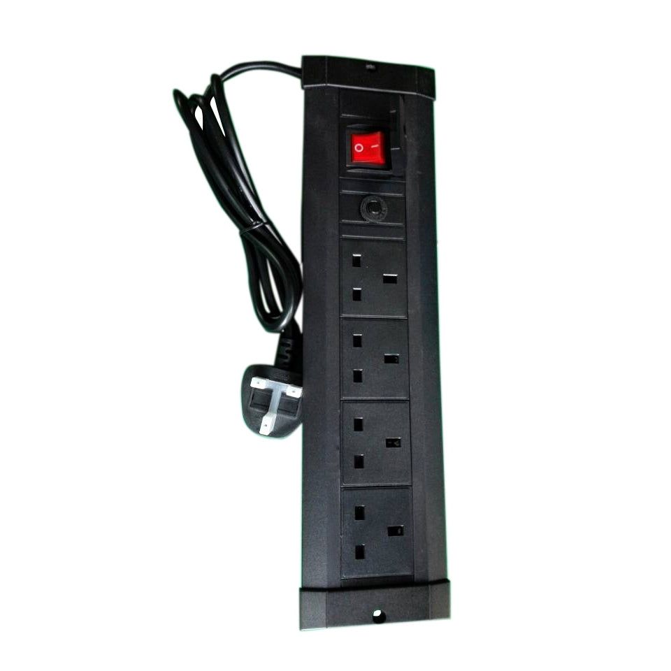 Dark Slate Gray Multibrackets M Public Display Stand UK Power Rail Black