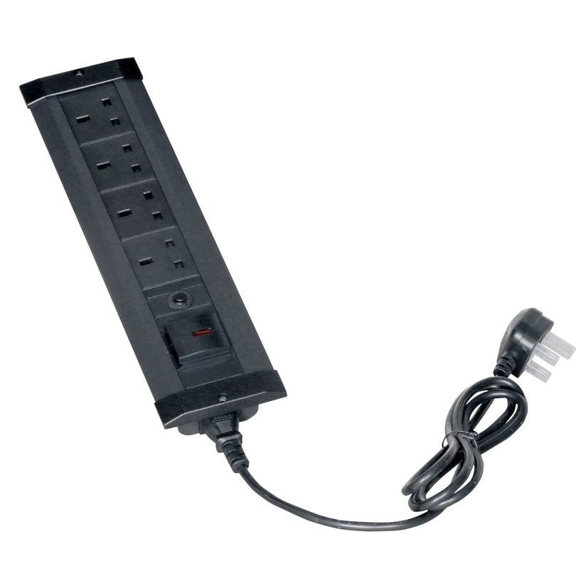 Dark Slate Gray Multibrackets M Public Display Stand UK Power Rail Black