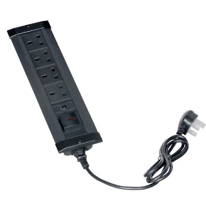 Dark Slate Gray Multibrackets M Public Display Stand UK Power Rail Black
