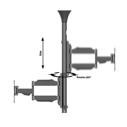 Dim Gray Multibrackets M Ceiling Mount Pro MBC1F, VESA 200