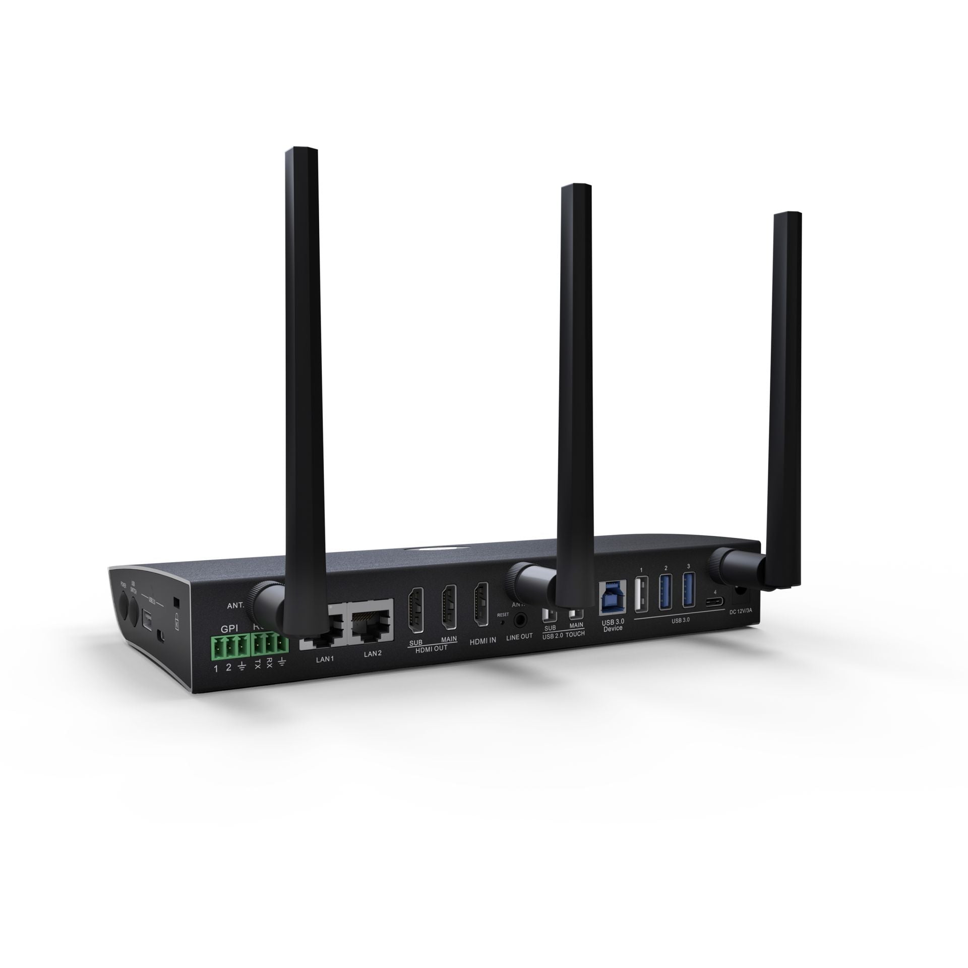 Dark Slate Gray Kindermann Klick&Show K-FX Plus Universal BYOM & BYOD Wireless Conference Room Solution