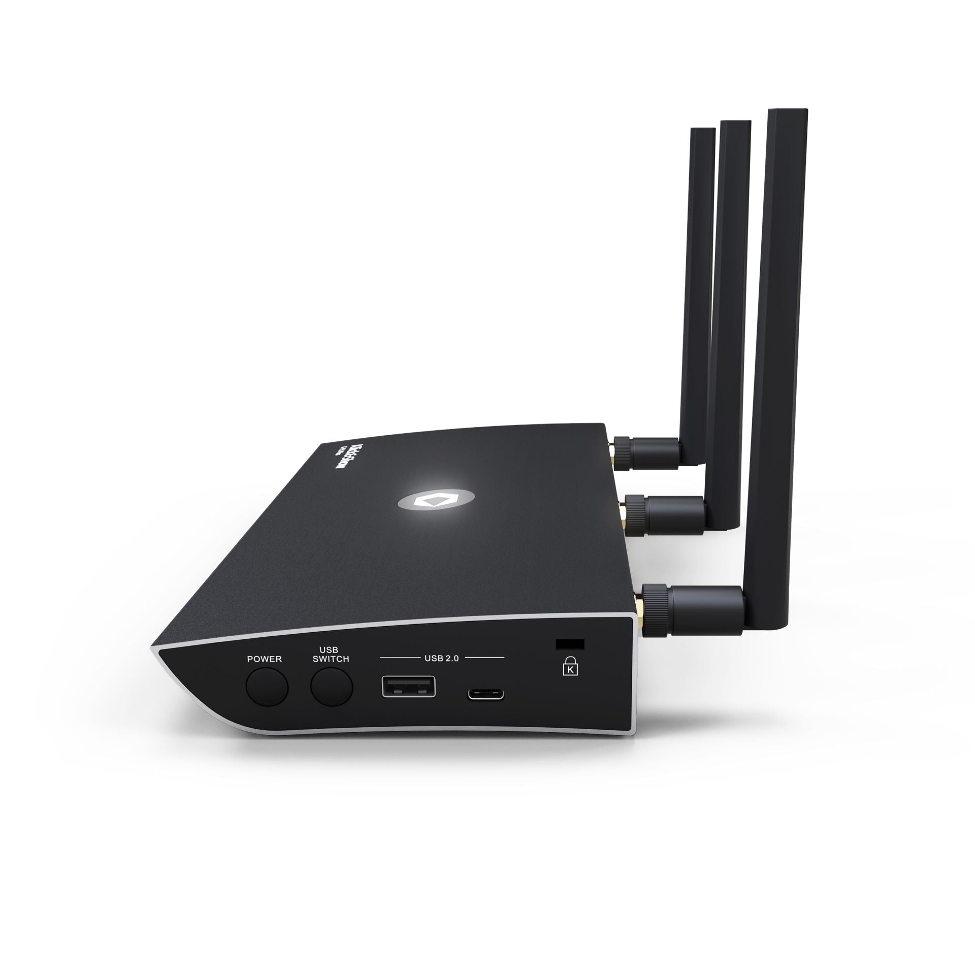 Dark Slate Gray Kindermann Klick&Show K-FX Plus Universal BYOM & BYOD Wireless Conference Room Solution