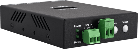 Dark Slate Gray Aurora Multimedia DTX-AMP25-M Dante 25 Watt PoE+ Amplifier