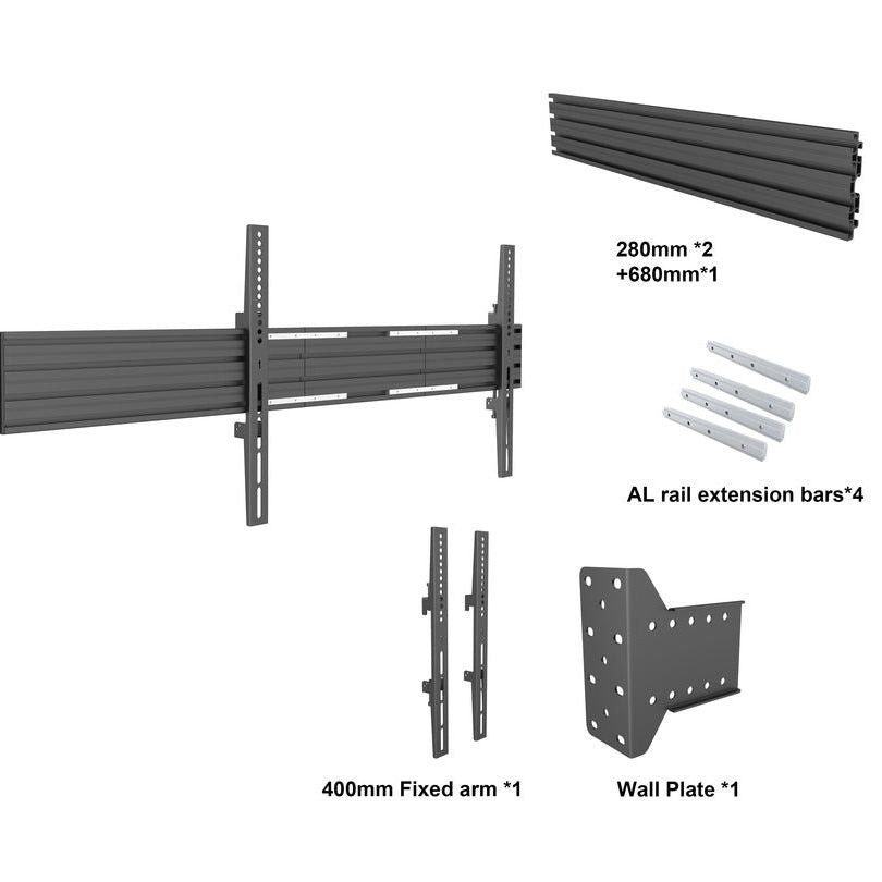 Dim Gray Multibrackets M Pro Series From Wall MBFW1U