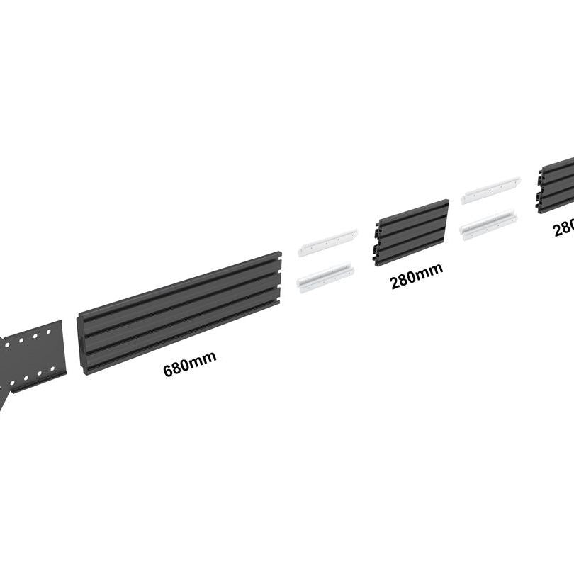 Dark Slate Gray Multibrackets M Pro Series From Wall MBFW1U