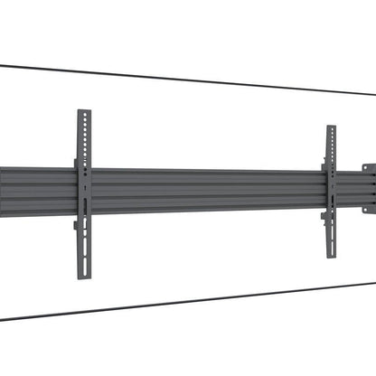 Dim Gray Multibrackets M Wallmount Pro MBWW1U Fixed Black, 125cm