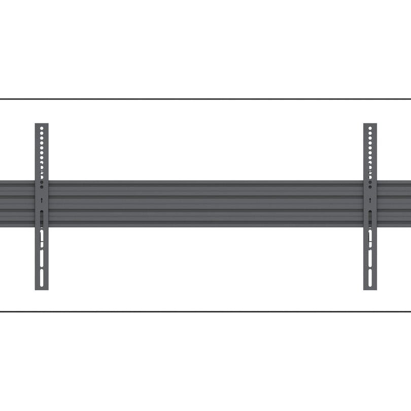 Dim Gray Multibrackets M Wallmount Pro MBWW1U Fixed Black, 125cm